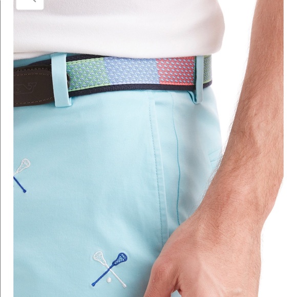 Short Homme Vineyard Vines Breaker – Blanc, Motifs Crosse – Taille 38 – Coton – Occasion